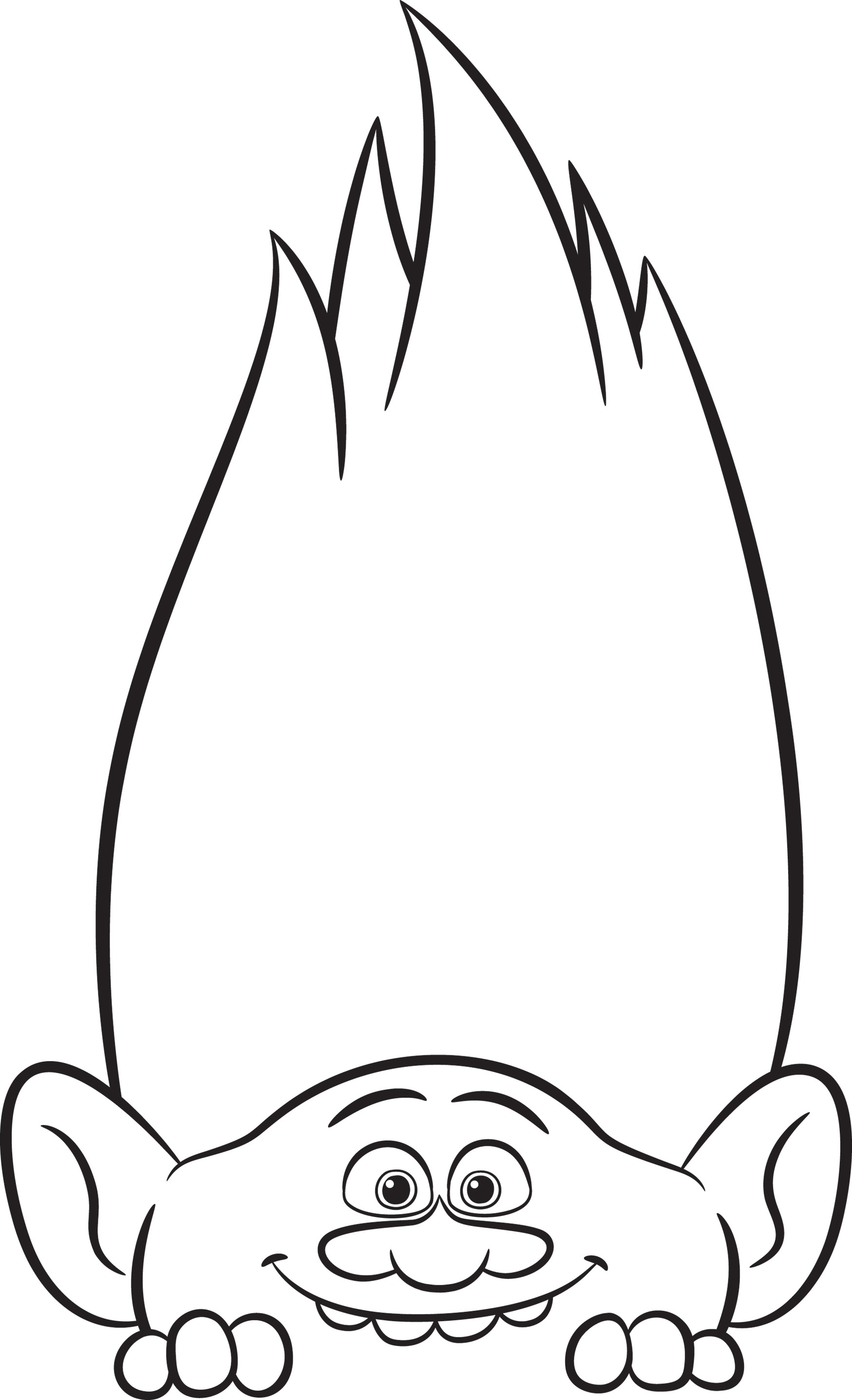 1750x2876 Trend Trolls Coloring Pages Poppy From Page Free Printable 8215