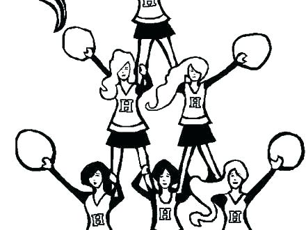 Cheerleader Coloring Pages Related Post Minnie Mouse Cheerleader 440x330 Cheerleader Coloring Pages Related Post Minnie Mouse Cheerleader
