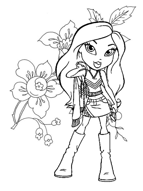 Bratz Coloring Pages Free Black And White Coloring Pages Of Bratz 600x800 Bratz Coloring Pages Free Black And White Coloring Pages Of Bratz