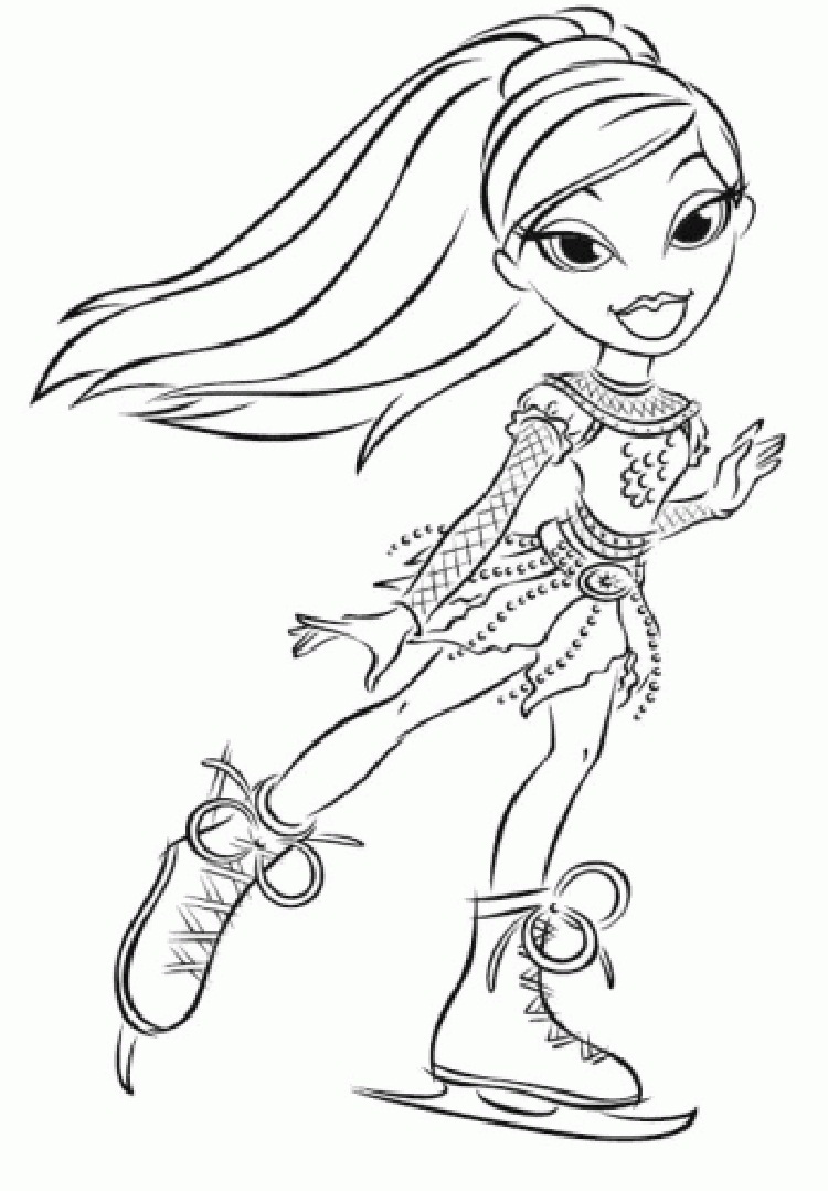 750x1078 Bright Ideas Bratz Coloring Pages Games Yasmin Jasmine Cloe Sasha