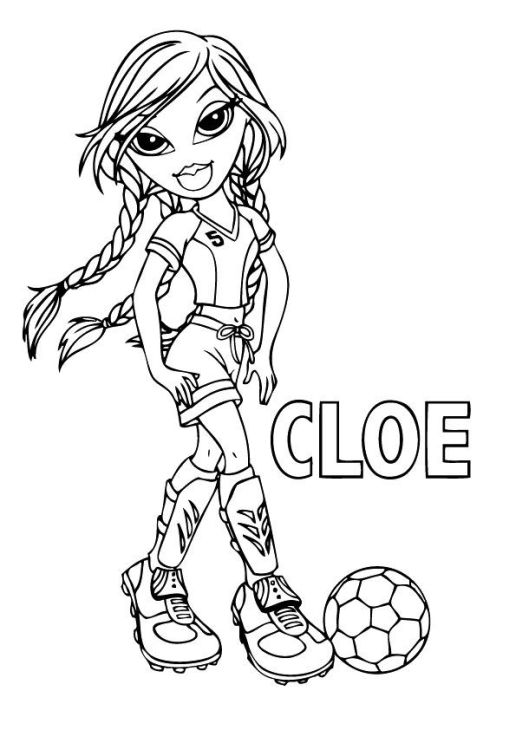 516x730 Bratz Coloring Pages Cloe Free To Print For Girls Coloring Pages