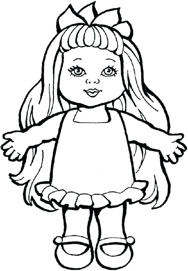 Bratz Dolls Coloring Pages Doll Colouring Pages Smiling Toys 600x865 Bratz Dolls Coloring Pages Doll Colouring Pages Smiling Toys