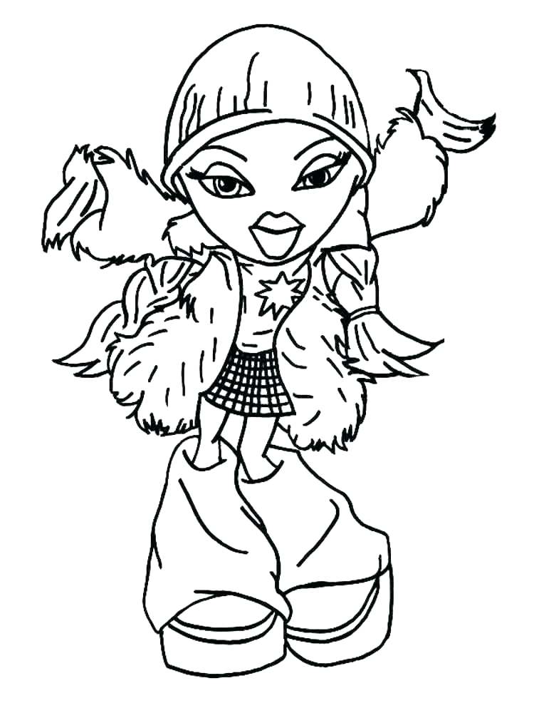 Bratz Dolls Coloring Pages Printable Doll Pictures Fuhrer Von 750x1000 Bratz Dolls Coloring Pages Printable Doll Pictures Fuhrer Von