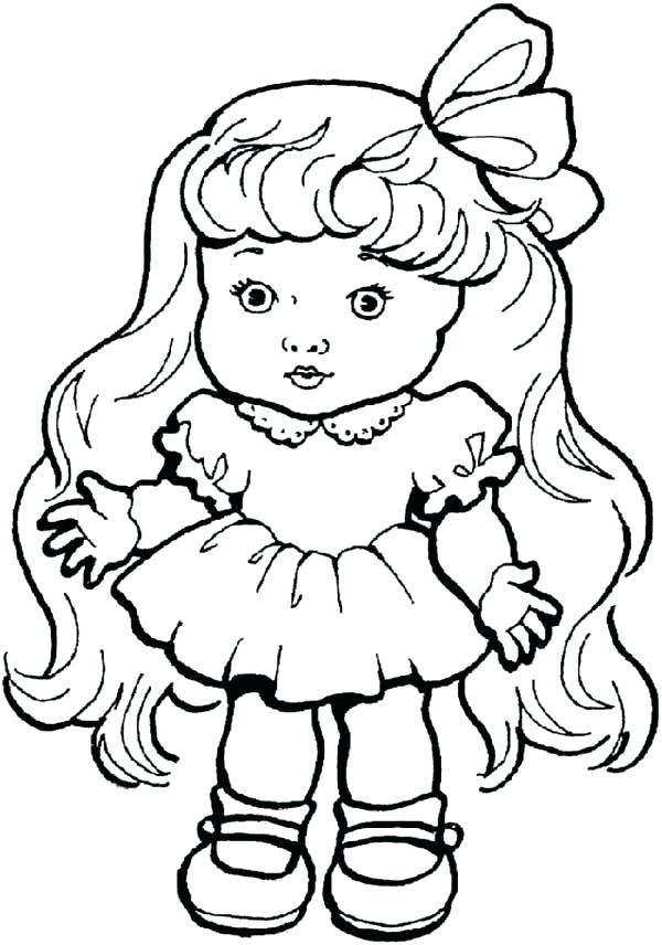 Bratz Dolls Coloring Pages Printable Kids Coloring Home 600x856 Bratz Dolls Coloring Pages Printable Kids Coloring Home