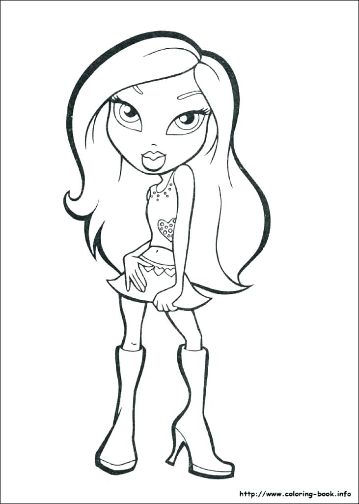 Bratz Dolls Coloring Pages at GetColorings.com | Free printable ...