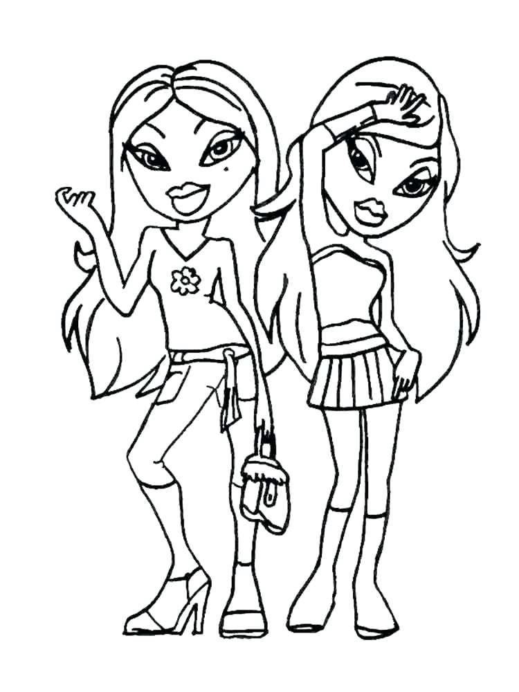 Bratz Doll Coloring Pages Dolls Coloring Pages Bratz Doll 750x1000 Bratz Doll Coloring Pages Dolls Coloring Pages Bratz Doll