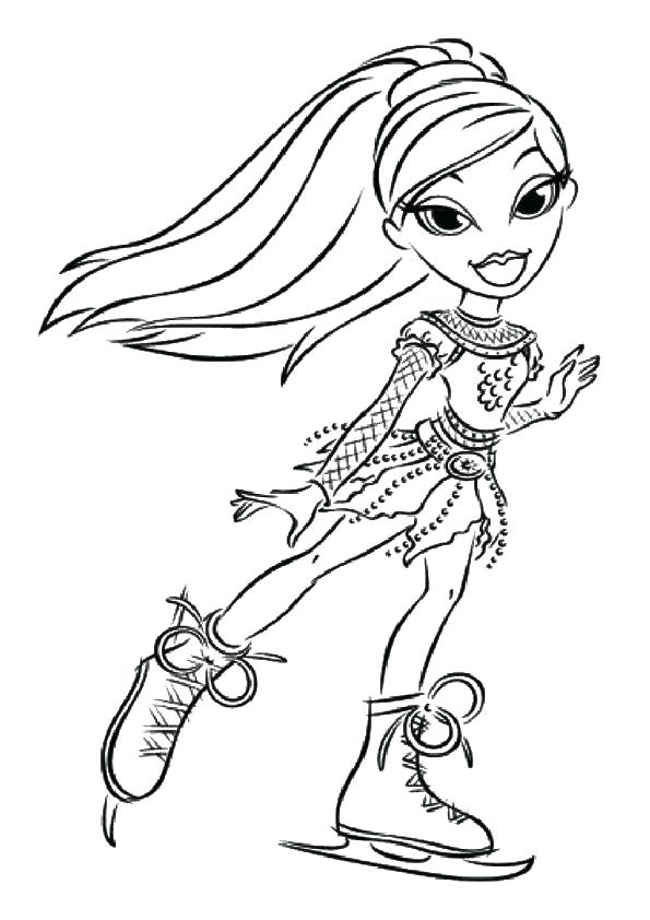 Bratz Kidz Coloring Pages Jade Try To Choose What To Wear 595x842 Bratz Kidz Coloring Pages Jade Try To Choose What To Wear
