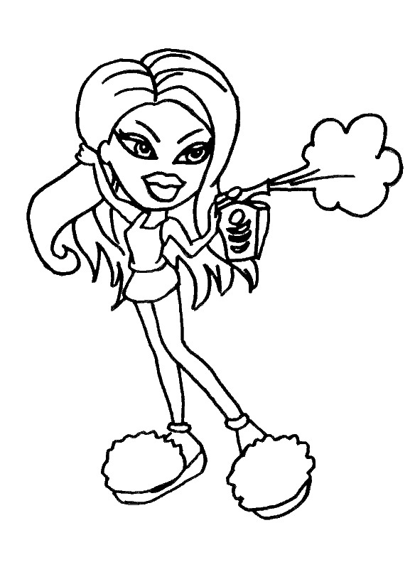 Kids N 51 Coloring Pages Of Bratz 584x798 Kids N 51 Coloring Pages Of Bratz