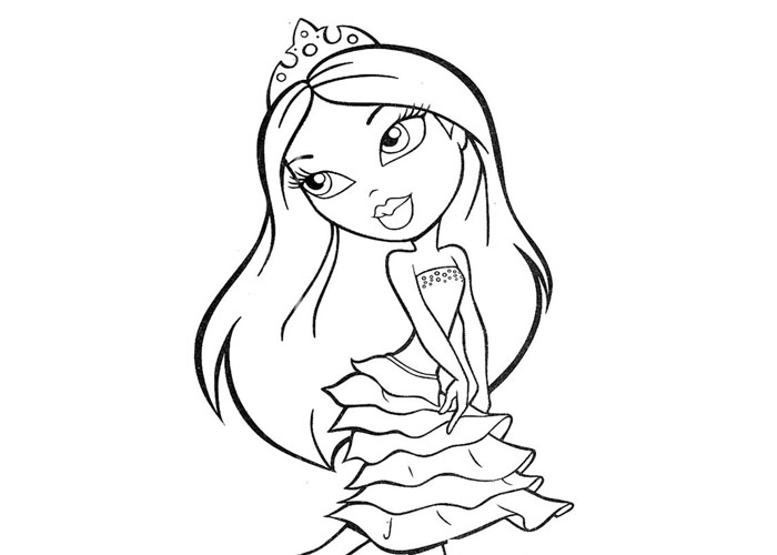 700x500 Bratz Printable Coloring Pages Online Coloring