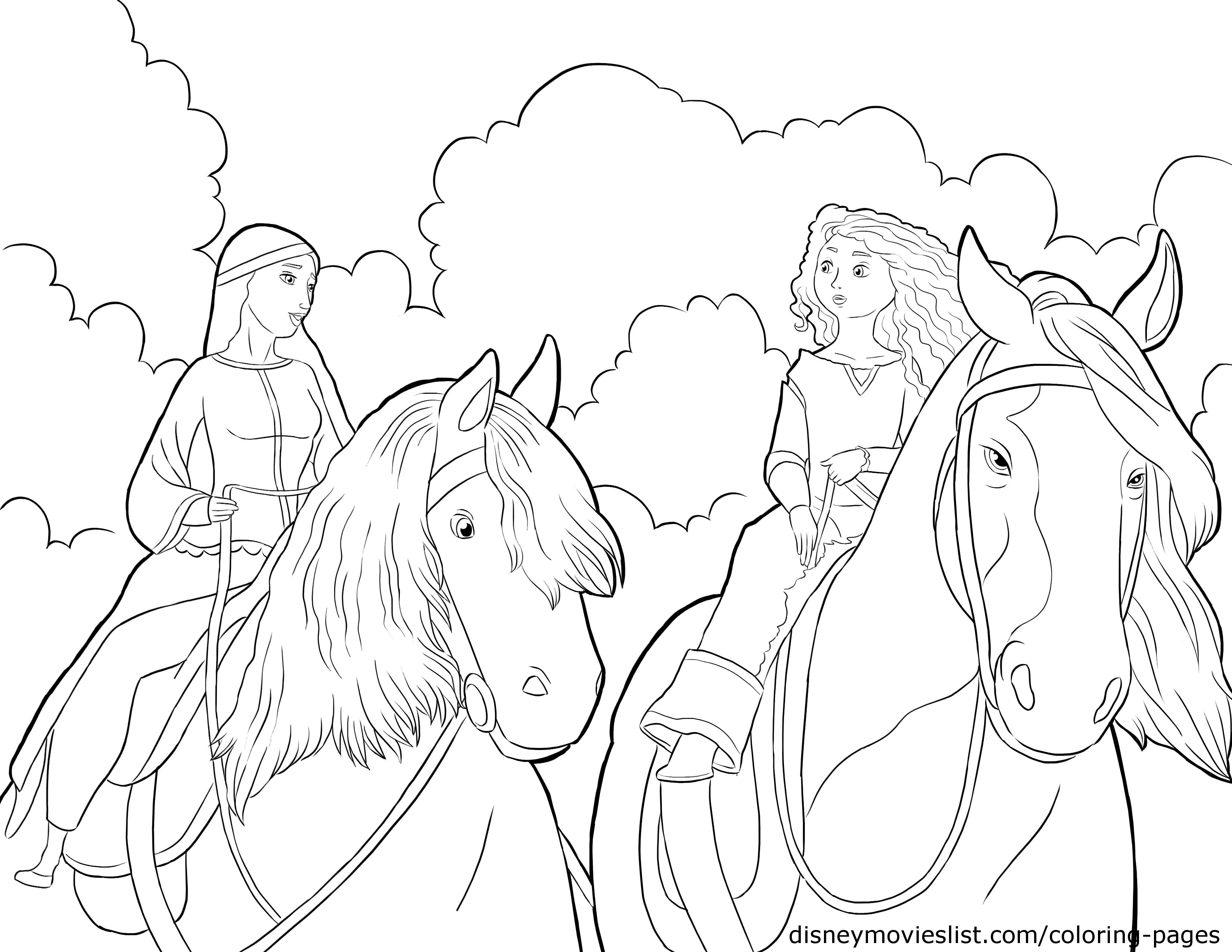 Free Printable Merida Coloring Pages Activity Sheets 3300x2550 Free Printable Merida Coloring Pages Activity Sheets