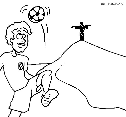 505x470 Brazil Coloring Page