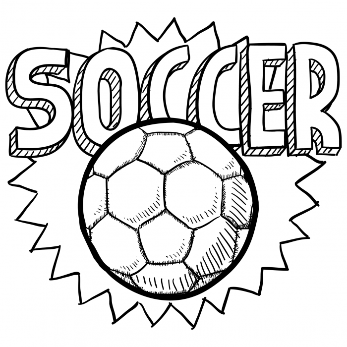 700x700 Football Ball Coloring Pages