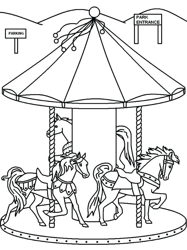 600x800 Carnival Coloring Page