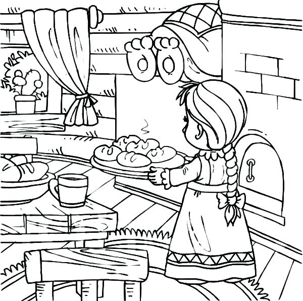 Kitchen Coloring Pages Bread Coloring Pages Kitchen Coloring Page 600x596 Kitchen Coloring Pages Bread Coloring Pages Kitchen Coloring Page