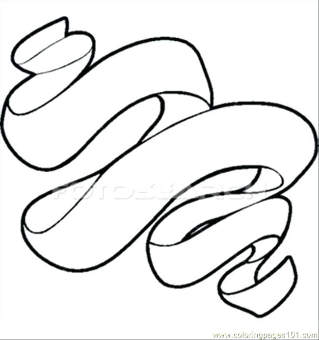 650x693 Cancer Ribbon Coloring Page Ribs Scroll Coloring Page Breast