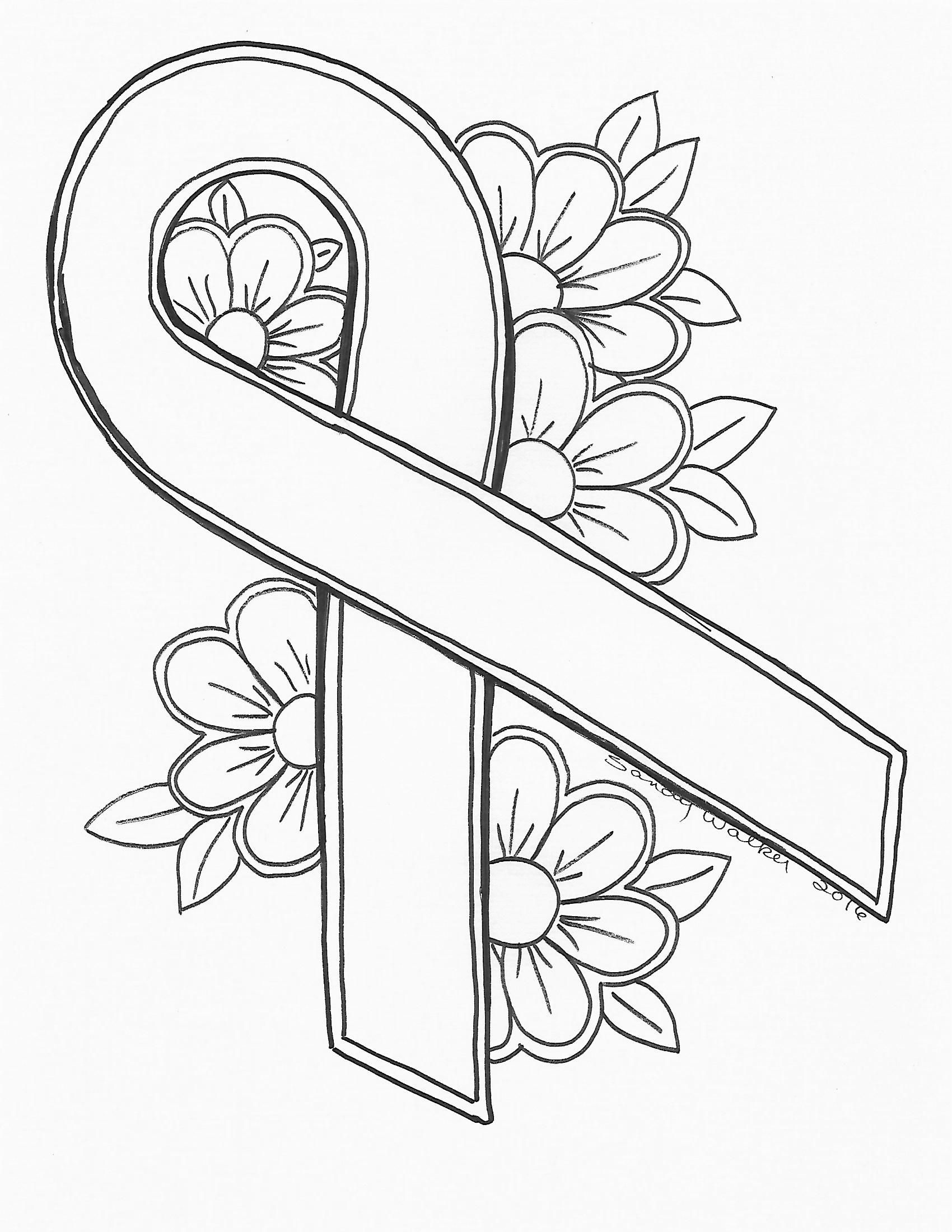 1700x2200 Breast Cancer Awareness Coloring Pages