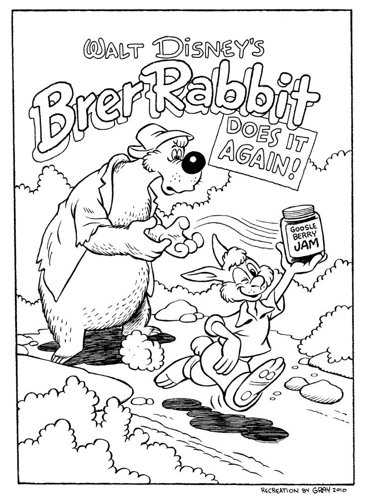 Brer Rabbit Colouring Pages Disney's Song Of The South 736x1008 Brer Rabbit Colouring Pages Disney's Song Of The South