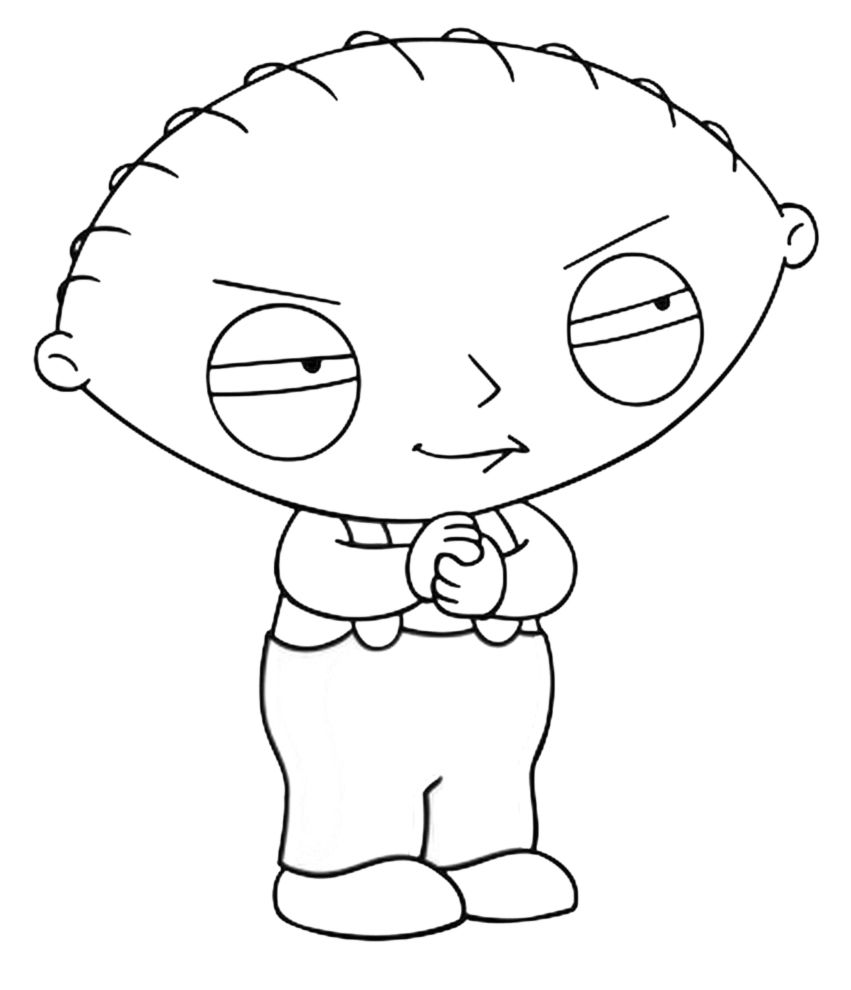 Awesome Free Family Guy Free Coloring Pages Printable Colouring 851x990 Awesome Free Family Guy Free Coloring Pages Printable Colouring