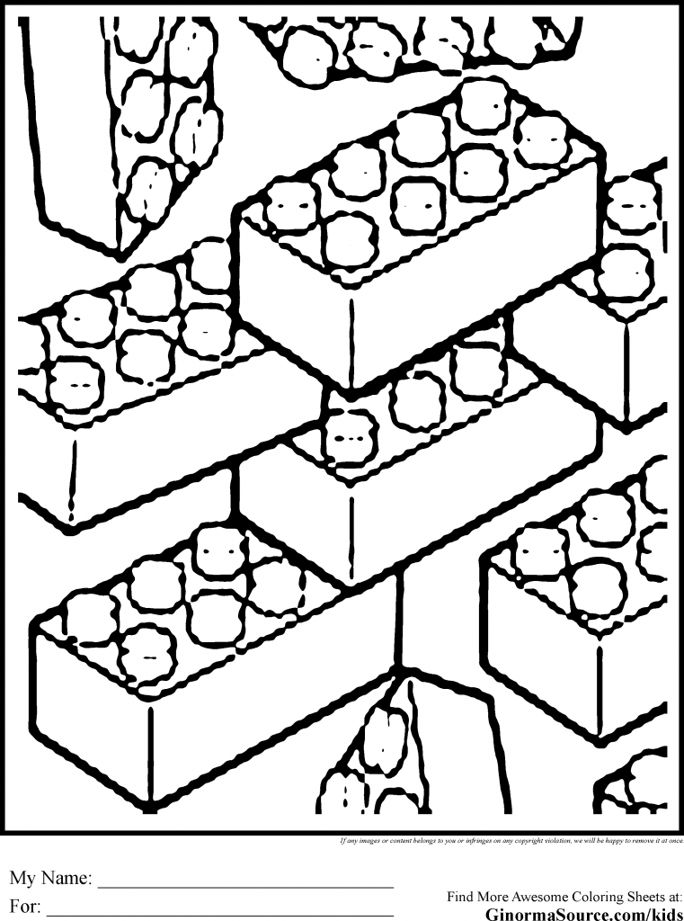 761x1024 Bricking Kids Colouring Ark Home Wall Page House Stain Fireplace