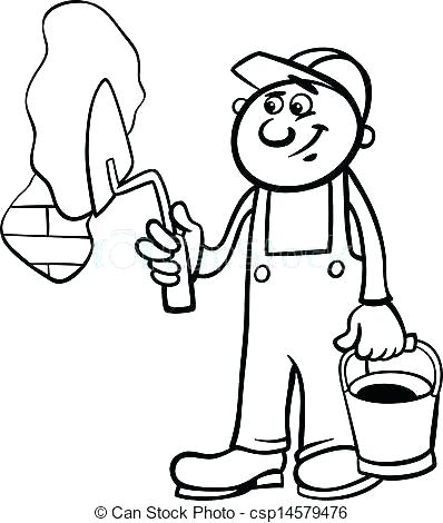 398x470 Road Coloring Page Road Coloring Page Brick Coloring Page Worker