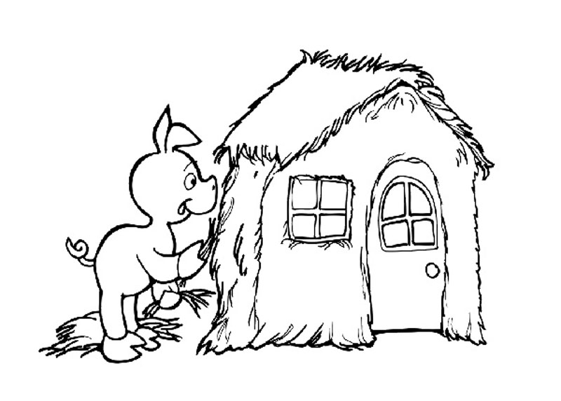 Three Little Pigs House Coloring Pages Coloring Pages Wallpaper 800x572 Three Little Pigs House Coloring Pages Coloring Pages Wallpaper
