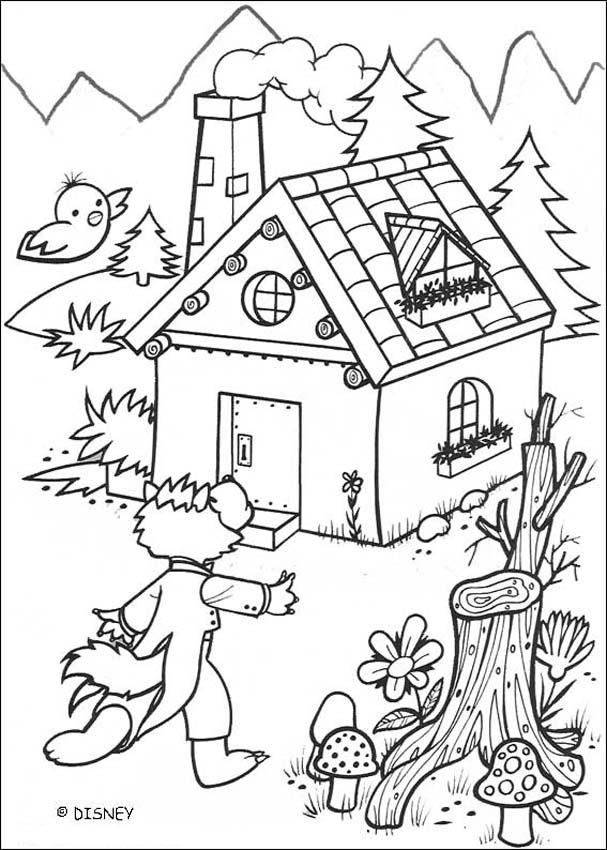 A Solid House Coloring Page Coloring Pages 607x850 A Solid House Coloring Page Coloring Pages