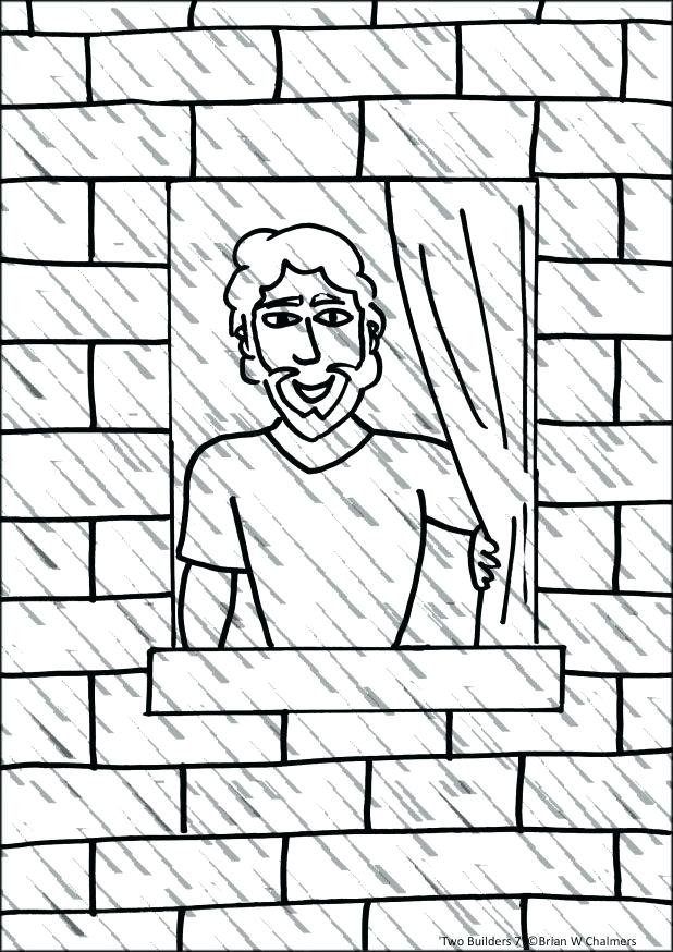 Brick Coloring Page Two Builders Flip Chart Free Brick Wall 618x874 Brick Coloring Page Two Builders Flip Chart Free Brick Wall