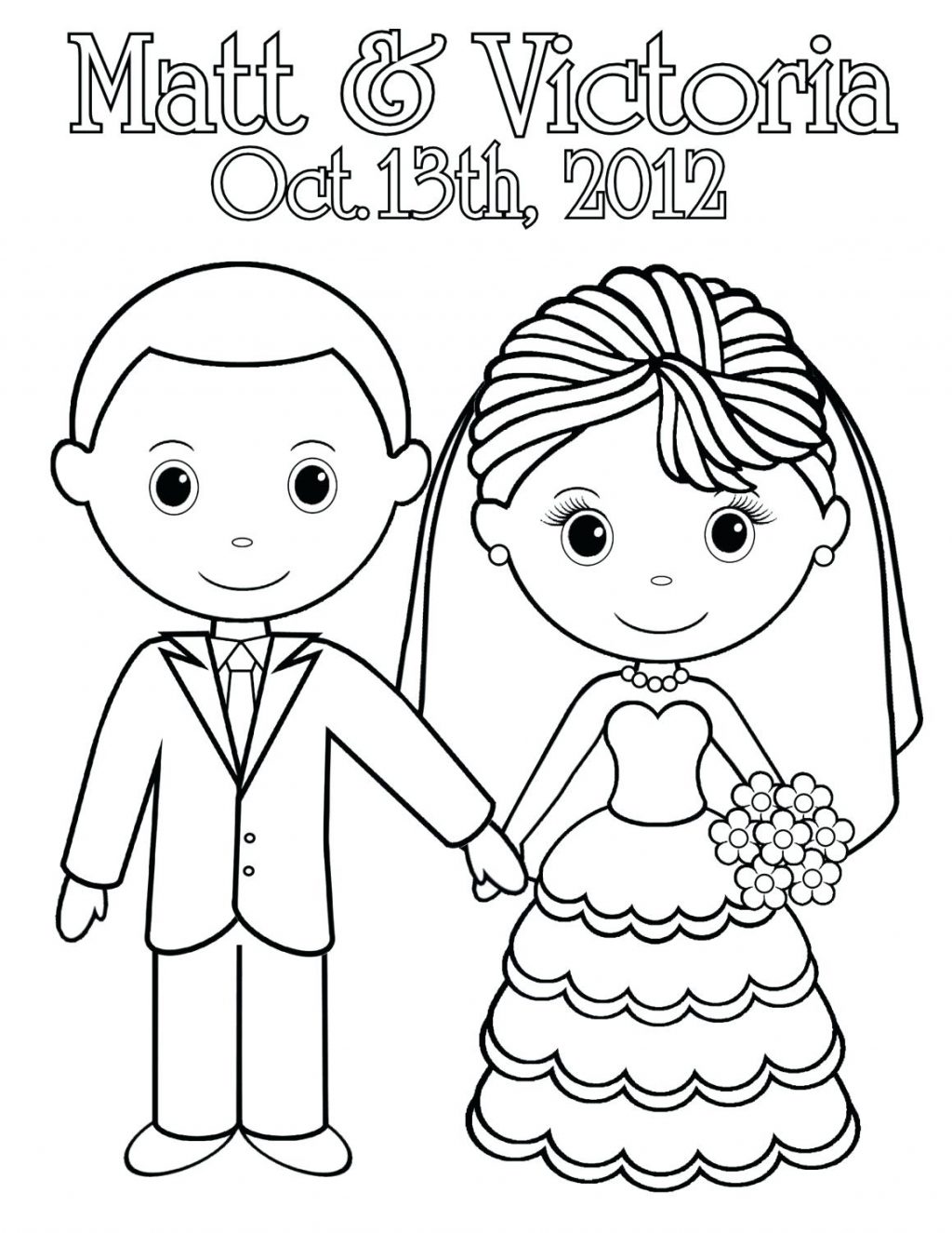 1024x1325 Coloring Page ~ Bride And Groom Coloring Pages Printable Colouring