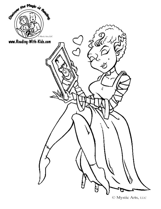 Halloween Frankenstein Coloring Pages 683x883 Halloween Frankenstein Coloring Pages