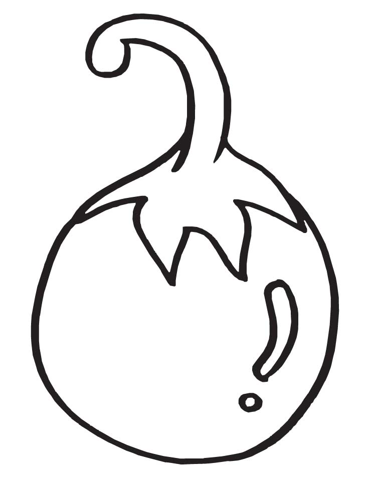 738x954 Brinjal Coloring Page, Temperate Brinjal Coloring Pages