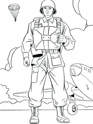 300x401 Soldier Coloring Pages Free Captain Coloring Pages Captain