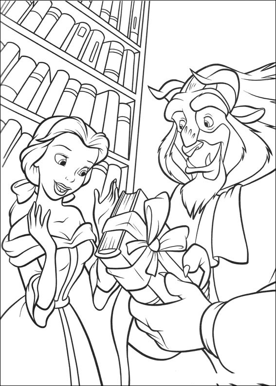 Free Printable Beauty And The Beast Coloring Pages For Kids 567x794 Free Printable Beauty And The Beast Coloring Pages For Kids