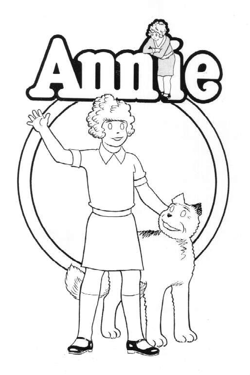 Little Orphan Annie Coloring Page Eric's Orphan Annie 514x771 Little Orphan Annie Coloring Page Eric's Orphan Annie