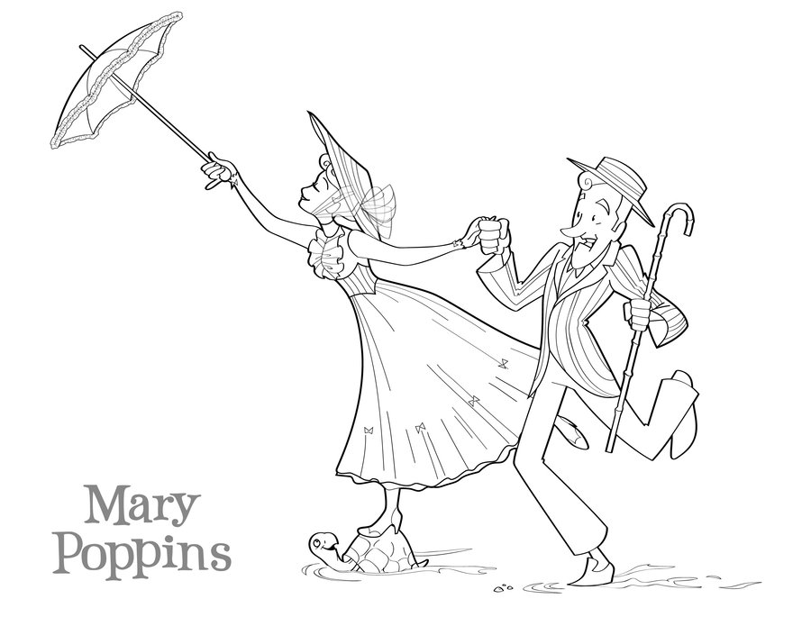 Mary Poppins Coloring Pages To Download And Print For Free 900x695 Mary Poppins Coloring Pages To Download And Print For Free