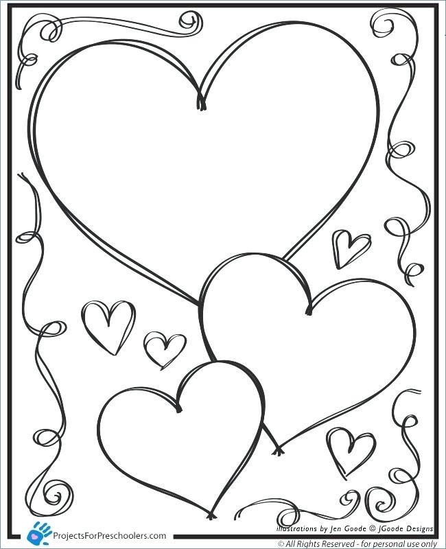 650x800 Heart Printable Coloring Pages Heart Printable Coloring Pages