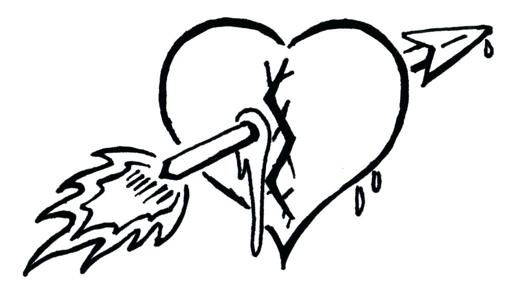 1024x609 Broken Heart Coloring Pages Heart Coloring Page Heart Design