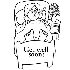 230x230 Top 25 Free Printable Get Well Soon Coloring Pages Online