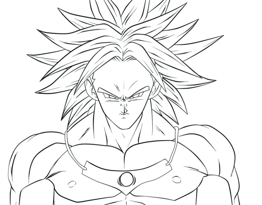 Broly Coloring Pages at GetColorings.com | Free printable colorings ...
