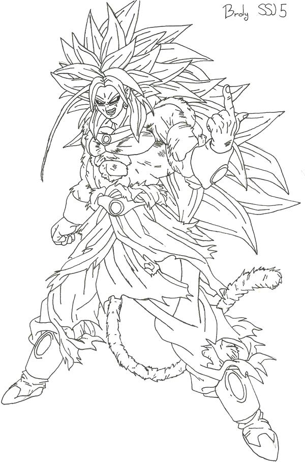 600x909 Broly Coloring Pages Coloring Pages Broly The Legendary Super