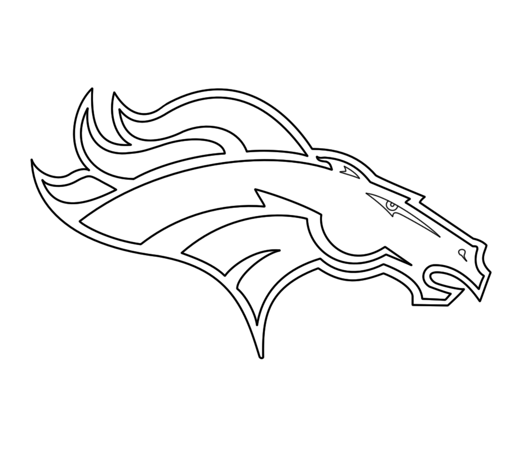Denver Broncos Logo Denver Broncos Coloring Pages Coloring Pages 1000x900 Denver Broncos Logo Denver Broncos Coloring Pages Coloring Pages