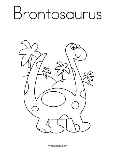 468x605 Brontosaurus Coloring Page