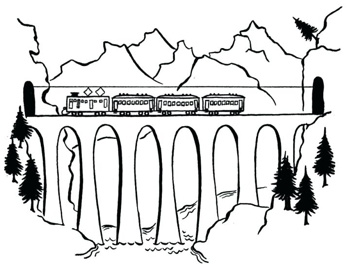 Bridge Coloring Page Tram On A Bridge Coloring Page Mackinac 714x550 Bridge Coloring Page Tram On A Bridge Coloring Page Mackinac