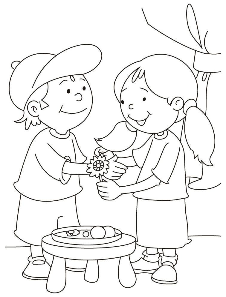 756x990 Rakhi Festival Drawing Happy Raksha Bandhan Rakhi