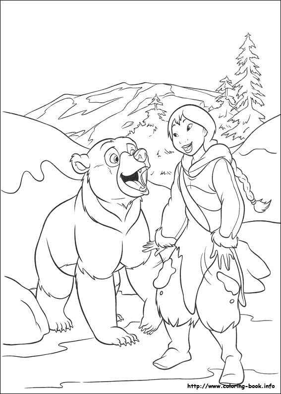 567x794 Brother Bear 2 Coloring Picture Coloring Pages