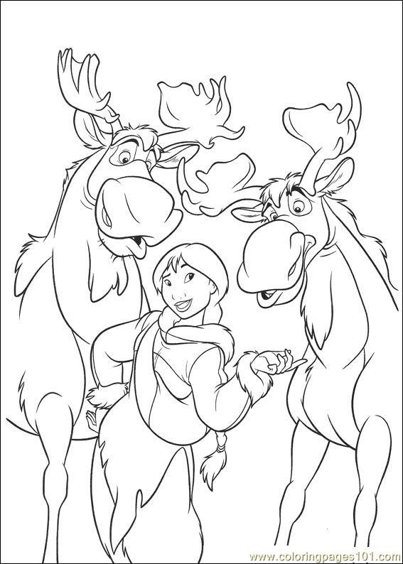 567x794 Brother Bear 2 44 Coloring Page