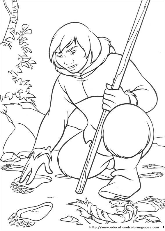 567x794 Brother Bear Coloring Pages