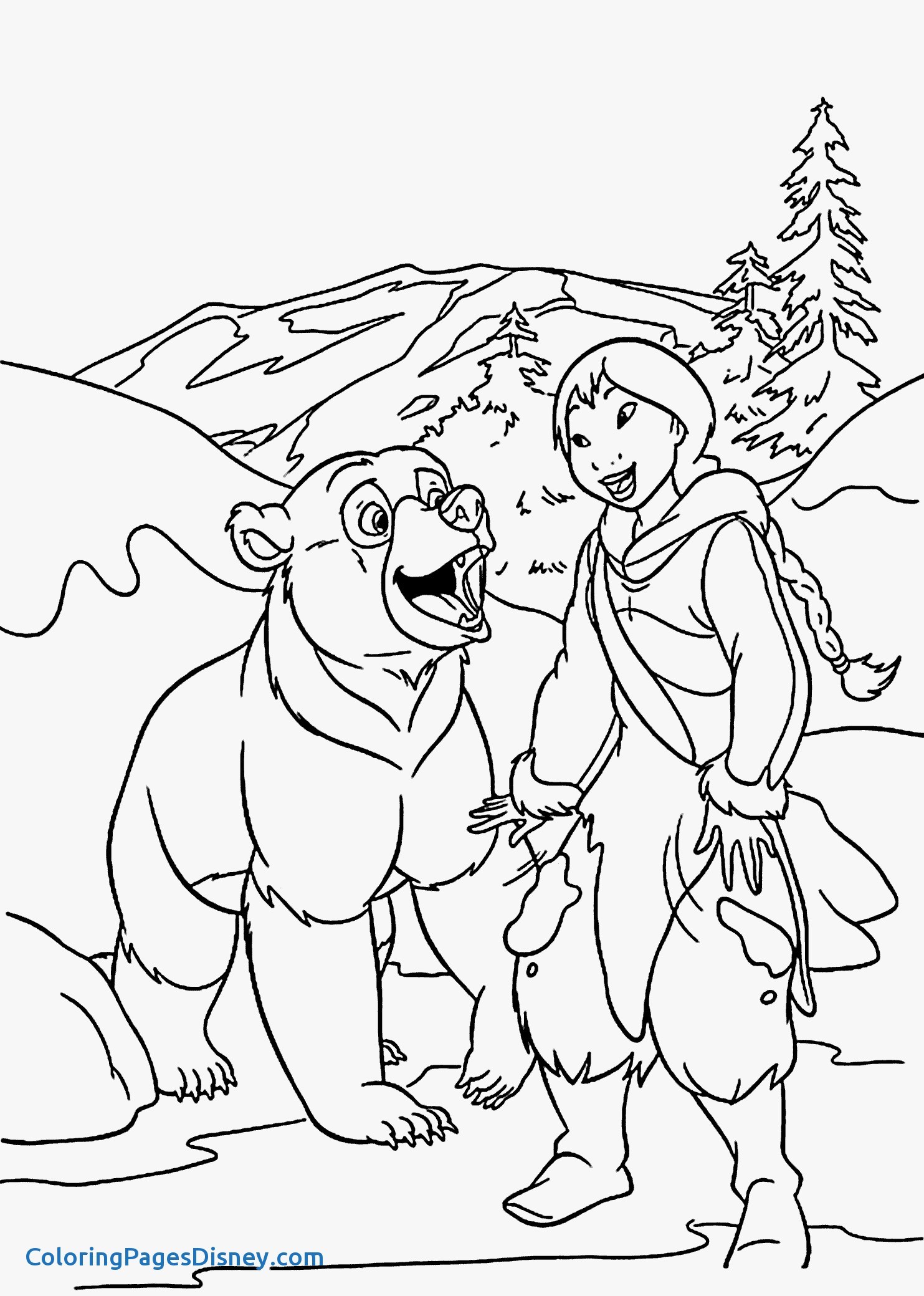 1483x2079 Brother Bear Coloring Pages Awesome Paw Print Coloring Pages