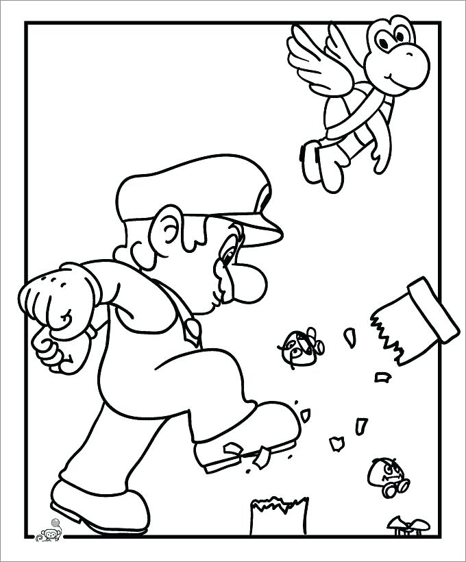 680x820 Mario Brothers Coloring Page Super Super Mario Brothers Online