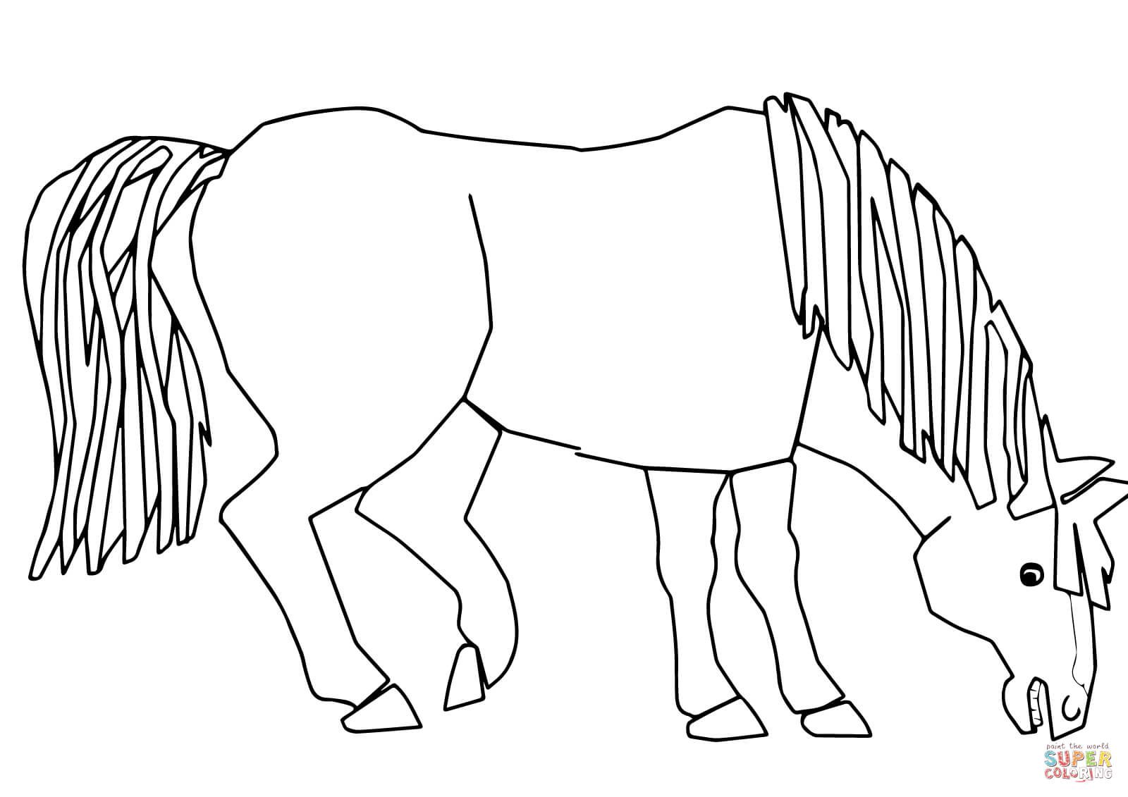 1600x1131 Blue Horse Blue Horse What Do You See Coloring Page From Brown