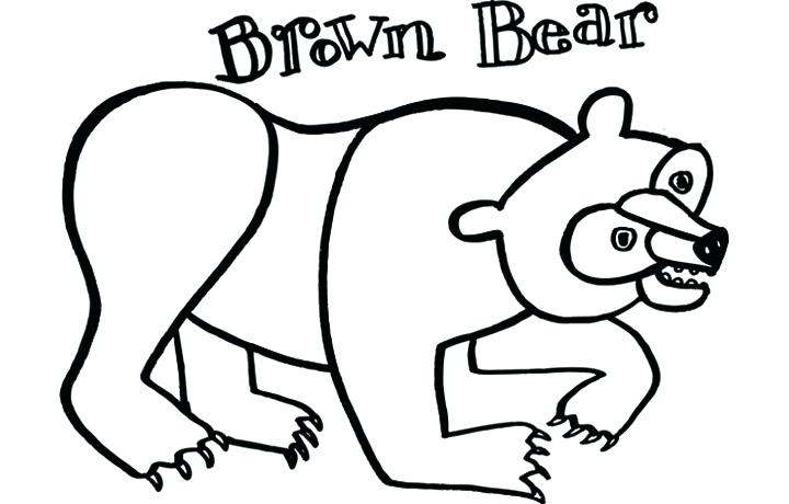 Brown Bear Coloring Pages